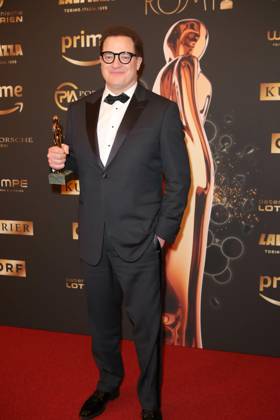 22 04 2023, Vienna Hofburg, ROMY Film u TV Award, Gala award ceremony of the television award of ORF u KURIER in the picture Brendan Fraser, with d Award, ROMY Film u TV Award