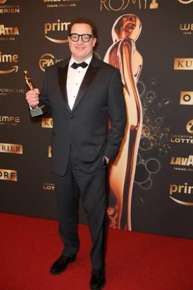 22 04 2023, Vienna Hofburg, ROMY Film u TV Award, Gala award ceremony of the television award of ORF u KURIER in the picture Brendan Fraser, with d Award, ROMY Film u TV Award
