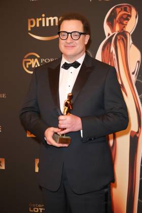 22 04 2023, Vienna Hofburg, ROMY Film u TV Award, Gala award ceremony of the television award of ORF u KURIER in the picture Brendan Fraser, with d Award, ROMY Film u TV Award