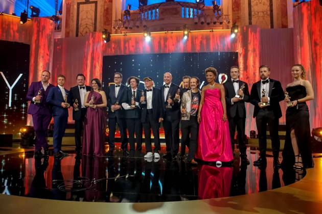 22 04 2023, Vienna Hofburg, ROMY Film u TV Prize, Gala award ceremony of the television prize of ORF u KURIER in the picture All Stars group picture, ROMY Film u TV Prize
