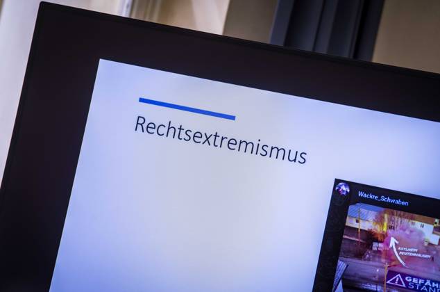 April 24, 2023, Munich, Bavaria, Germany: The Bavarian Verfassungsschutz (Secret Service, Office for the Protection of the Constitution) released the 2022 report detailing threats to the state of Bavaria and the country. Over the past years, conspiracy theorists, new age and wellness extremists, right-extremists, Reichsbuerger (sovereign citizens), and various enemies of democracy have taken a leading role against the German state and society, with such cases as Terror Gruppe S. and the alleged Reichsbuerger terrorist plot to topple the state underscoring that the threats are not giving up. Other threats to the state include those that may be directed by Russian intelligence as part of their Hybrid Warfare campaign against the west. Muni - ZUMAb160 20230424_zbp_b160_014 Copyright: xSachellexBabbarx