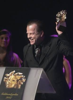 STOCKHOLM 20070305 The Guldmasken award was presented at Cirkus in Stockholm on Monday The award for best male lead in a spoken play went to Krister Henriksson for Doktor Glas Photo Fredrik Sandberg SCANPIX Code 10080 STOCKHOLM Sweden x10080x  Copyright: xFredrikxSandbergx xTTx GULDMASKEN