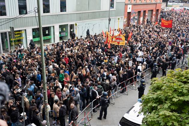 01 05 2023,Berlin,Germany,Labor Day,Impressions from the Revolutionary 1 May Demo at Kottbusser Tor