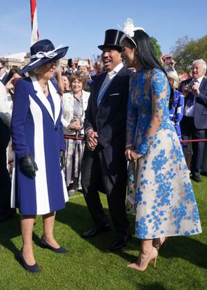 . 03 05 2023. London, United Kingdom. Camilla, Queen Consort with Lionel Richie and Lisa Parigi during a Garden Party at Buckingham Palace in London. xPoolx xi-Imagesx IIM-24344-0039