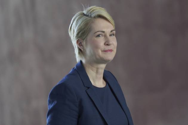 Opening of the Minister President Conference in the Chancellors Office Manuela Schwesig Minister President of Mecklenburg Vorpommern on the way to the Minister President Conference MPK in the Chancellors Office, 10 05 2023, Berlin Berlin Germany