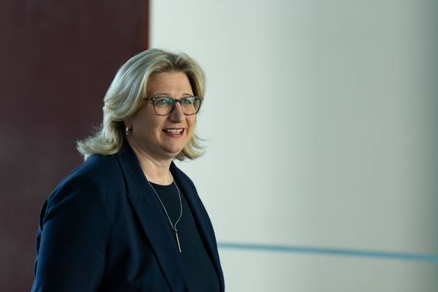 Consultations at the Chancellors Office in Berlin, Minister-President Anke Rehlinger, Saarland, SPD Consultations between the Chancellor and the heads of government of the federal states Berlin Berlin GER