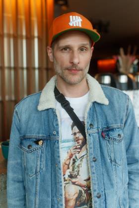 Event Green Actors Lounge Sebastian Stielke at the 3 Green Actors Lounge in the house Hungary on 11 05 2023 in Berlin Copyright: xEventpressxKochanx