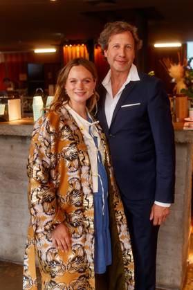 Event Green Actors Lounge Sofie Eifertinger with husband Nikolai Hanf Dressler Nikolai De Treskow at the 3 Green Actors Lounge in the House Hungary on 11 05 2023 in Berlin Copyright: xEventpressxKochanx