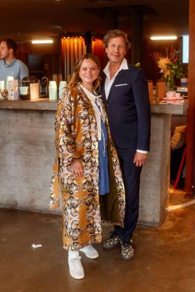 Event Green Actors Lounge Sofie Eifertinger with husband Nikolai Hanf Dressler Nikolai De Treskow at the 3 Green Actors Lounge in the House Hungary on 11 05 2023 in Berlin Copyright: xEventpressxKochanx