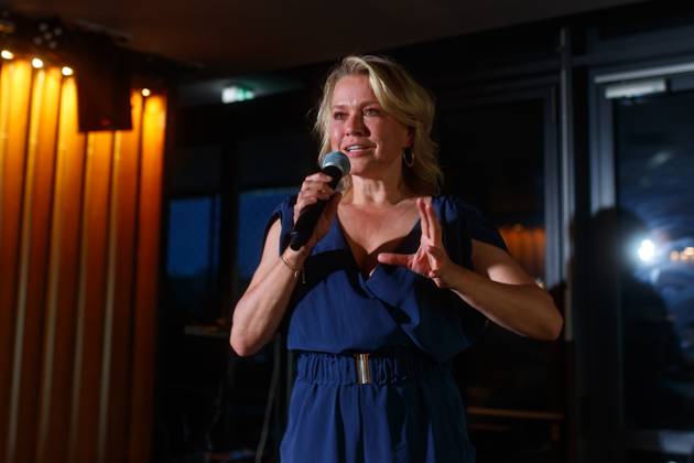 Event Green Actors Lounge Nova Meierhenrich at the 3 Green Actors Lounge in the house Hungary on 11 05 2023 in Berlin Copyright: xEventpressxKochanx