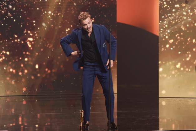 German Film Award 2023 BEST MALE SINGLE winner Albrecht Schuch at the Lola German Film Award 2023 ceremony at the Theater am Potsdamer Platz in Berlin 12 05 2023 Copyright: xEventpressx