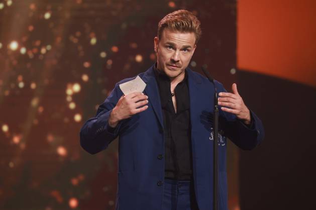 German Film Award 2023 BEST MALE SINGLE winner Albrecht Schuch at the Lola German Film Award 2023 ceremony at the Theater am Potsdamer Platz in Berlin 12 05 2023 Copyright: xEventpressx