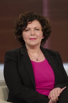 Amira Mohamed Ali at Anne Will 2023 05 14 Germany, Berlin Amira Mohamed Ali Die Linke , parliamentary group leader in the German Bundestag, as a guest at Anne Will in the First Topic of the ARD Politiktalkrunde High aspiration, harsh reality has the traffic light solutions for the current crises
