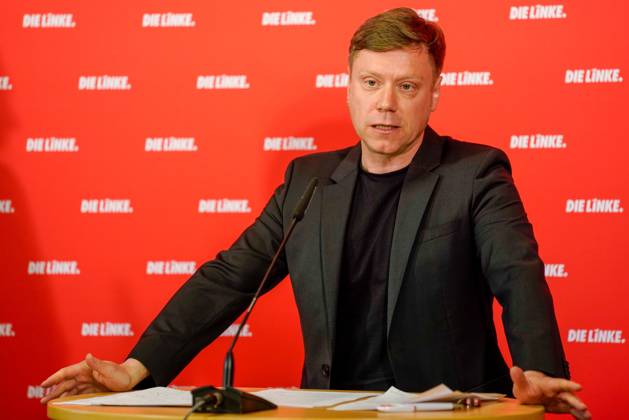 Berlin, Germany 22 May 2023 Press Conference Martin Schirdewan Chairman of the Party DIE LINKE 22 05 2023 In the picture Martin Schirdewan, Chairman of the Party DIE LINKE Karl Liebknecht Haus Berlin Copyright: xFotostandx xReuhlx