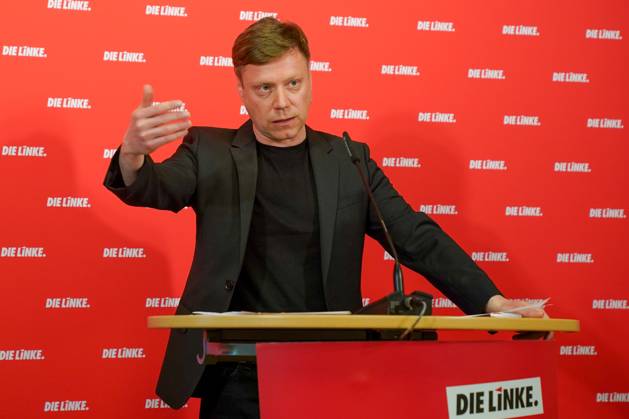 Berlin, Germany 22 May 2023 Press Conference Martin Schirdewan Chairman of the Party DIE LINKE 22 05 2023 In the picture Martin Schirdewan, Chairman of the Party DIE LINKE Karl Liebknecht Haus Berlin Copyright: xFotostandx xReuhlx