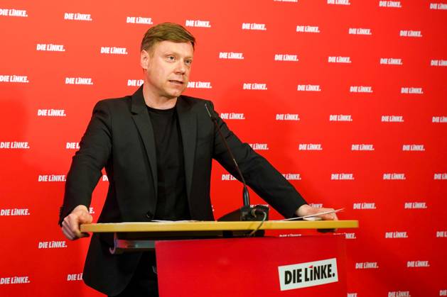 Berlin, Germany 22 May 2023 Press Conference Martin Schirdewan Chairman of the Party DIE LINKE 22 05 2023 In the picture Martin Schirdewan, Chairman of the Party DIE LINKE Karl Liebknecht Haus Berlin Copyright: xFotostandx xReuhlx