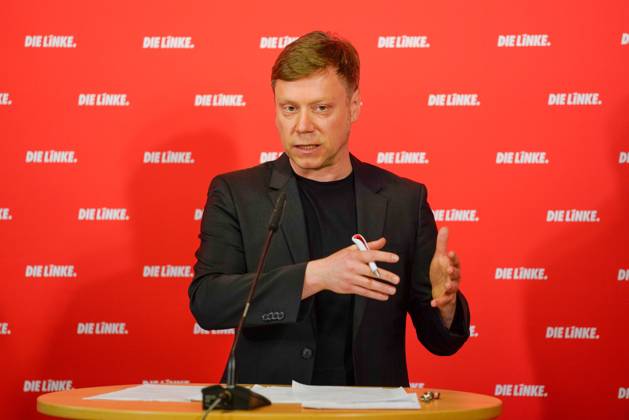 Berlin, Germany 22 May 2023 Press Conference Martin Schirdewan Chairman of the Party DIE LINKE 22 05 2023 In the picture Martin Schirdewan, Chairman of the Party DIE LINKE Karl Liebknecht Haus Berlin Copyright: xFotostandx xReuhlx