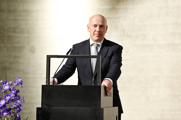 Kai Wegner at the inscription of Prince Edward in the Golden Book of Berlin and the presentation of The Duke of Edinburgh™s International Award in Germany at the James Simon Gallery Berlin, 22 05 2023. Foto:xF.xKernx xFuturexImage