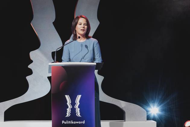 Annalena Baerbock Buendnis 90 Die Gruenen , Federal Minister of Foreign Affairs, taken at the Politikawards in Berlin, 22 05 2023 Berlin Germany Copyright: xFlorianxGaertnerx