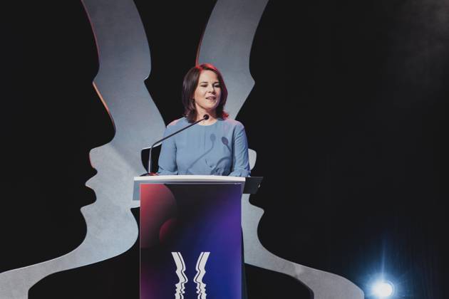 Annalena Baerbock Buendnis 90 Die Gruenen , Federal Minister of Foreign Affairs, taken at the Politikawards in Berlin, 22 05 2023 Berlin Germany Copyright: xFlorianxGaertnerx