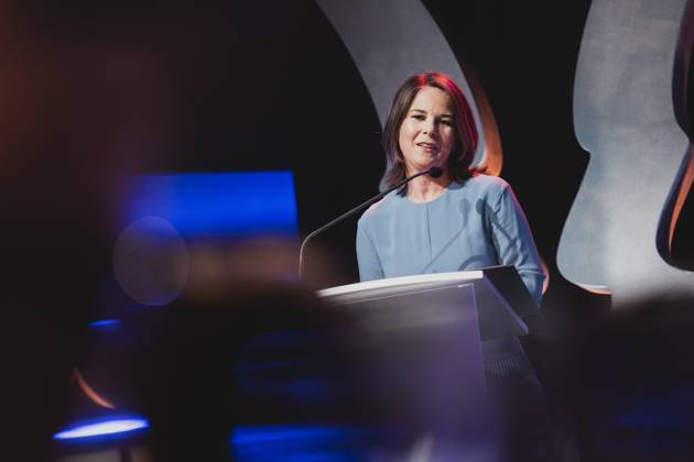Annalena Baerbock Buendnis 90 Die Gruenen , Federal Minister of Foreign Affairs, taken at the Politikawards in Berlin, 22 05 2023 Berlin Germany Copyright: xFlorianxGaertnerx