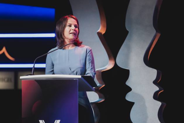 Annalena Baerbock Buendnis 90 Die Gruenen , Federal Minister of Foreign Affairs, taken at the Politikawards in Berlin, 22 05 2023 Berlin Germany Copyright: xFlorianxGaertnerx