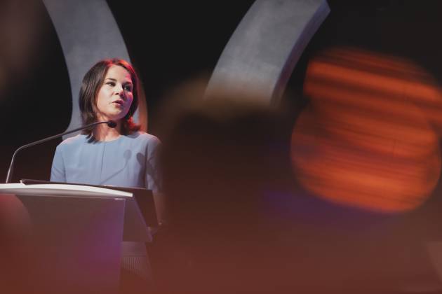 Annalena Baerbock Buendnis 90 Die Gruenen , Federal Minister of Foreign Affairs, taken at the Politikawards in Berlin, 22 05 2023 Berlin Germany Copyright: xFlorianxGaertnerx