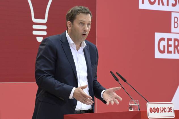 Lars Klingbeil at the anniversary event of the SPD Progress Needs Justice For 160 Years Ideas for Tomorrow at the Willy Brandt House Berlin, 23 05 2023 Foto:xF.xKernx xFuturexImage