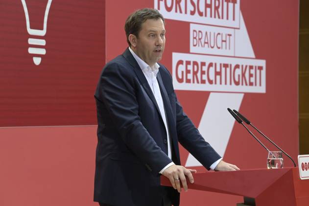 Lars Klingbeil at the anniversary event of the SPD Progress Needs Justice For 160 Years Ideas for Tomorrow at the Willy Brandt House Berlin, 23 05 2023 Foto:xF.xKernx xFuturexImage