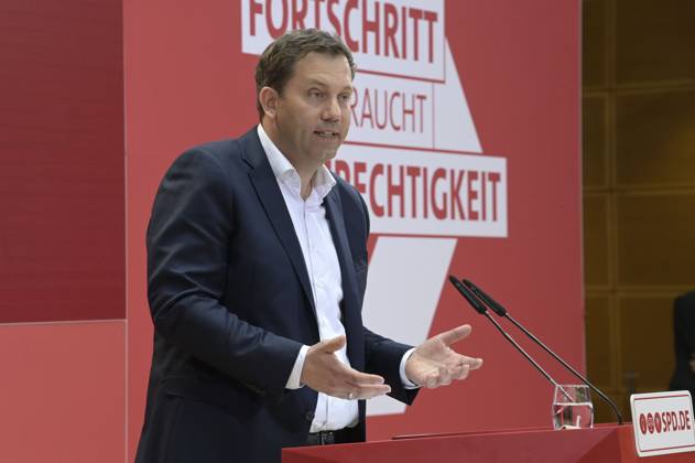 Lars Klingbeil at the anniversary event of the SPD Progress Needs Justice For 160 Years Ideas for Tomorrow at the Willy Brandt House Berlin, 23 05 2023 Foto:xF.xKernx xFuturexImage