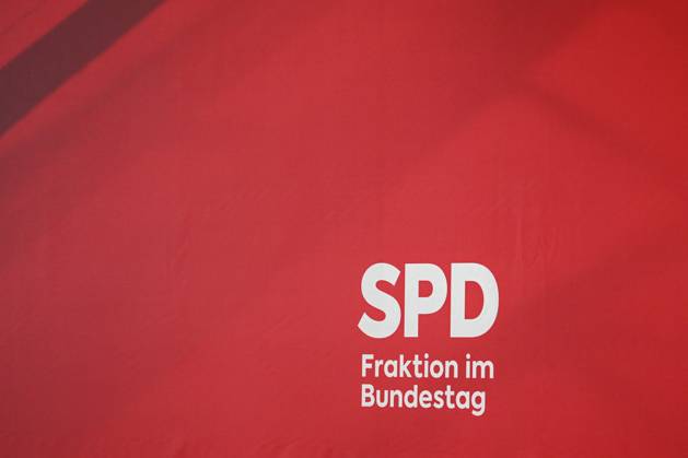 Berlin, Germany 23 May 2023 105 Session of the German Bundestag 2023 Statments of the heads of the parliamentary groups on the previous day In the picture wall of the SPD parliamentary group in the Bundestag German Bundestag Berlin Copyright: xFotostandx xReuhlx