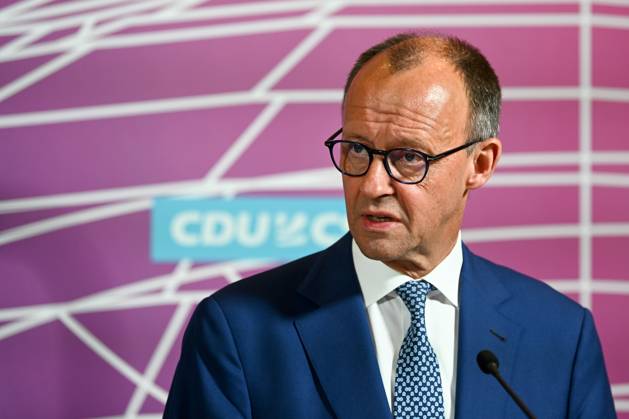 Berlin, Germany 23 May 2023 105 Session of the German Bundestag 2023 Statments of the heads of the parliamentary groups on the previous day In the picture Friedrich Merz CDU German Bundestag Berlin Copyright: xFotostandx xReuhlx