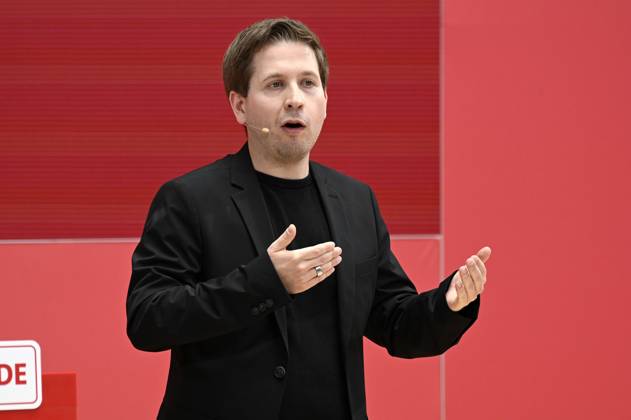 Kevin Kühnert at the anniversary event of the SPD Progress Needs Justice For 160 Years Ideas for Tomorrow at the Willy Brandt House Berlin, 23 05 2023 Foto:xF.xKernx xFuturexImage