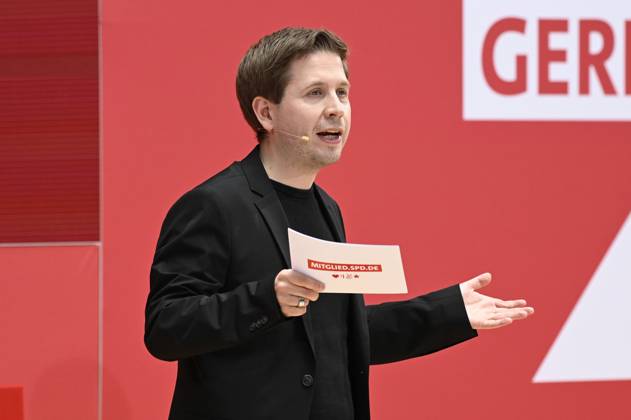 Kevin Kühnert at the anniversary event of the SPD Progress Needs Justice For 160 Years Ideas for Tomorrow at the Willy Brandt House Berlin, 23 05 2023 Foto:xF.xKernx xFuturexImage