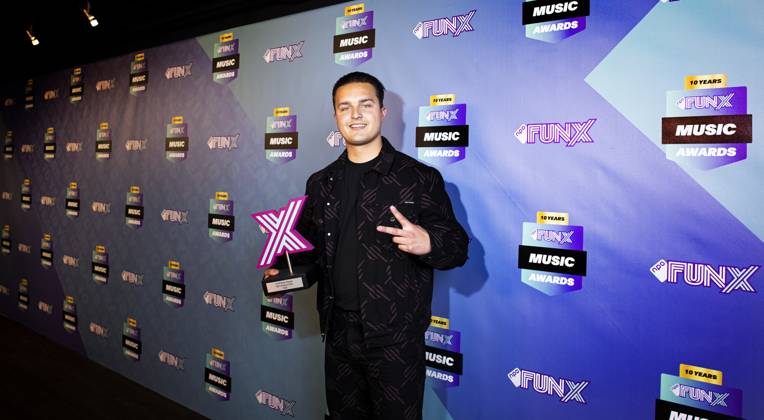 AMSTERDAM - Trobi wins Best Producer 2023 during the presentation of the tenth edition of the FunX Music Awards. ANP RAMON VAN FLYMEN netherlands out - belgium out  Copyright: xx x470191098x originalFilename: 470191098.jpg