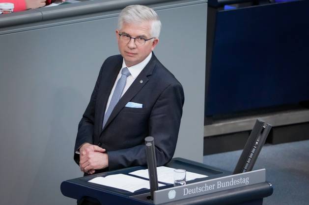107 Bundestag session and debate Prof Dr Andrew Ullmann of the FDP party in portrait during his speech on the debate Pflegeunterstuetzungs und entlastungsgesetz at the 107 session of the German Bundestag in Berlin, 26 05 2023 Berlin Berlin Germany