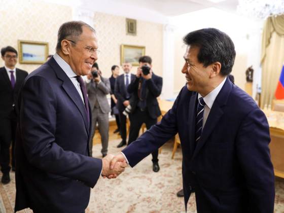 Russian Foreign Minister Sergey Lavrov meets with the Special Representative of the Government of China for the Eurasian Region, Li Hui, in Moscow, in Moscow Russian Foreign Minister Sergey Lavrov meets with the Special Representative of the Government of China for the Eurasian Region, Li Hui, in Moscow, in Moscow, on May 26, 2023. Photo by Russian Foreign Ministry s official APAimages Russia Russia Russian Federation 260523_RUSSIA_RFMO_00 (2) Copyright: xapaimagesxRussianxForeignxMinistry sxofficialx xapaimagesx