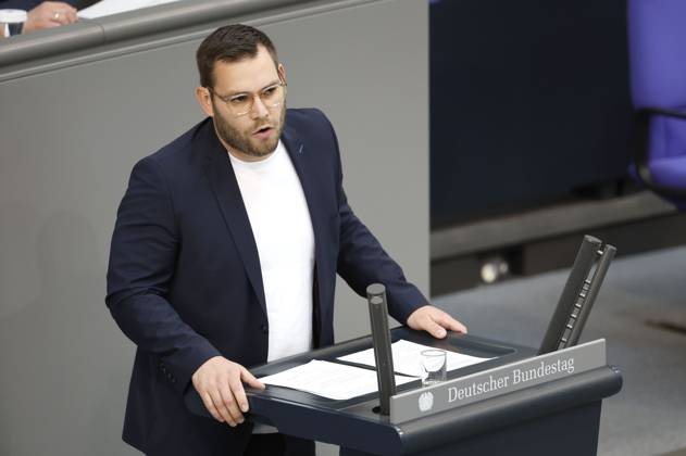 Daniel Baldy in the 107 session of the German Bundestag in the Reichstag building Berlin, 26 05 2023 Foto:xJ.xMWx xFuturexImage