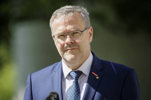 Joerg Dittrich, President of the German Confederation of Skilled Crafts, recorded during press statements after the Alliance for Transformation meeting in Berlin, 02 06 2023 Berlin Germany Copyright: xKiraxHofmann photothek.dex