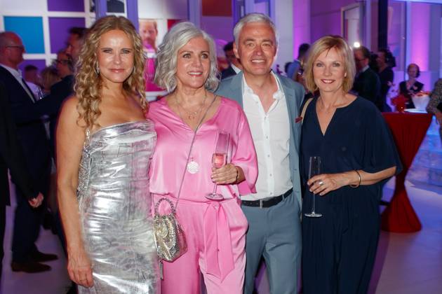 Party Bertelsmann Katja Burkard, Birgit Schrowange, Ilka Eßmüller and Andreas von Thien at the Bertelsmann Party 2023 at the Bertelsmann headquarters in Berlin on 15 06 2023 Copyright: xEventpressxKochanx
