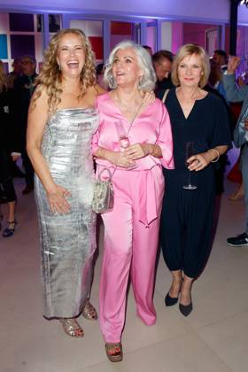 Party Bertelsmann Katja Burkard, Birgit Schrowange and Ilka Eßmüller at the Bertelsmann Party 2023 in the Bertelsmann Capital Representation on 15 06 2023 in Berlin Copyright: xEventpressxKochanx