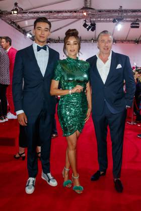 Party Bertelsmann Verona Pooth with husband Franjo Pooth and son Diego Pooth at the Bertelsmann Party 2023 in the Bertelsmann capital representative office on 15 06 2023 in Berlin Copyright: xEventpressxKochanx