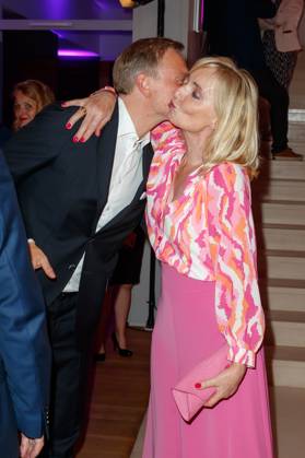 Party Bertelsmann Christian Lindner and Annette Marberth Kubick at the Bertelsmann Party 2023 in the Bertelsmann Capital Representation on 15 06 2023 in Berlin Copyright: xEventpressxKochanx