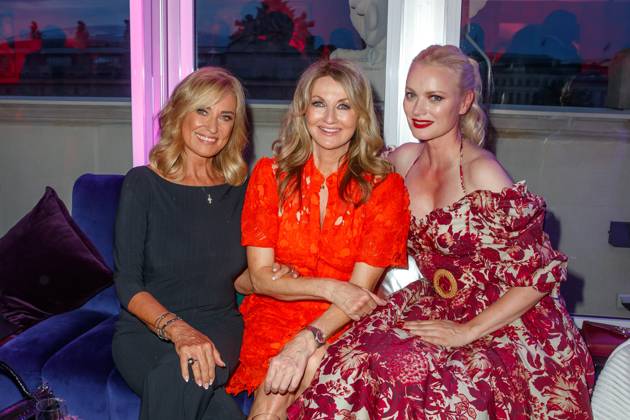 Party Bertelsmann Dagmar Wöhrl, Frauke Ludowig and Franziska Knuppe at the Bertelsmann Party 2023 in the Bertelsmann Capital Representation on 15 06 2023 in Berlin Copyright: xEventpressxKochanx