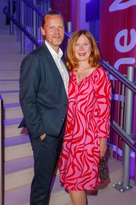 Party Bertelsmann Marion Kracht with husband Berthold Manns at the Bertelsmann Party 2023 in the Bertelsmann Capital Representation on 15 06 2023 in Berlin Copyright: xEventpressxKochanx