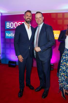 Party Bertelsmann Jens Spahn with husband Daniel Funke at the Bertelsmann Party 2023 in the Bertelsmann Capital Representation on 15 06 2023 in Berlin Copyright: xEventpressxKochanx