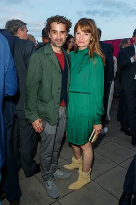 Party Bertelsmann Oliver Wnuk and Ina Paule Klink at the Bertelsmann Party 2023 in the Bertelsmann Capital Representation on 15 06 2023 in Berlin Copyright: xEventpressxKochanx