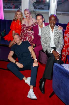 Party Bertelsmann Frauke Ludowig, Franziska Knuppe, Marcel Remus, Bruce Darnell and Maximilian Arland at the Bertelsmann Party 2023 at Bertelsmanns headquarters in Berlin on 15 06 2023 Copyright: xEventpressxKochanx