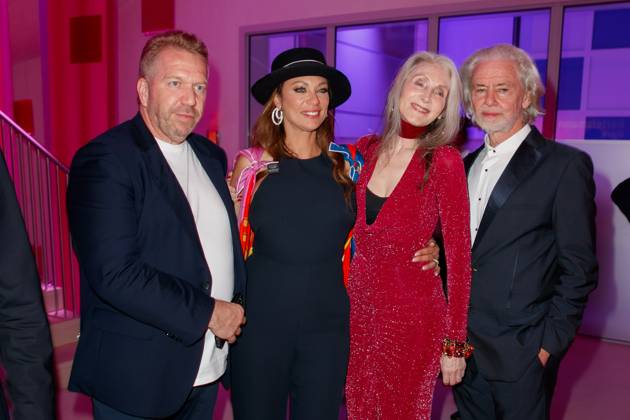 Party Bertelsmann Lilly Becker with boyfriend Thorsten Weck, Eveline Hall and Hermann Bühlbecker at the Bertelsmann Party 2023 at the Bertelsmann headquarters in Berlin on 15 06 2023 Copyright: xEventpressxKochanx