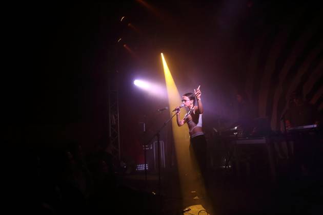 Monika Brodka aka Brodka at a concert at Lido in Berlin, 15 June 2023 Brodka concert Berlin